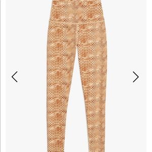 WeWoreWhat High Waisted Snakeskin Legging